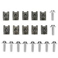 thumbnail image 2 of Motorcycle Fairing BodyKit Screw Spire Speed Fastener Clip Nut Universal Fit Stylish Aluminum, 2 of 8