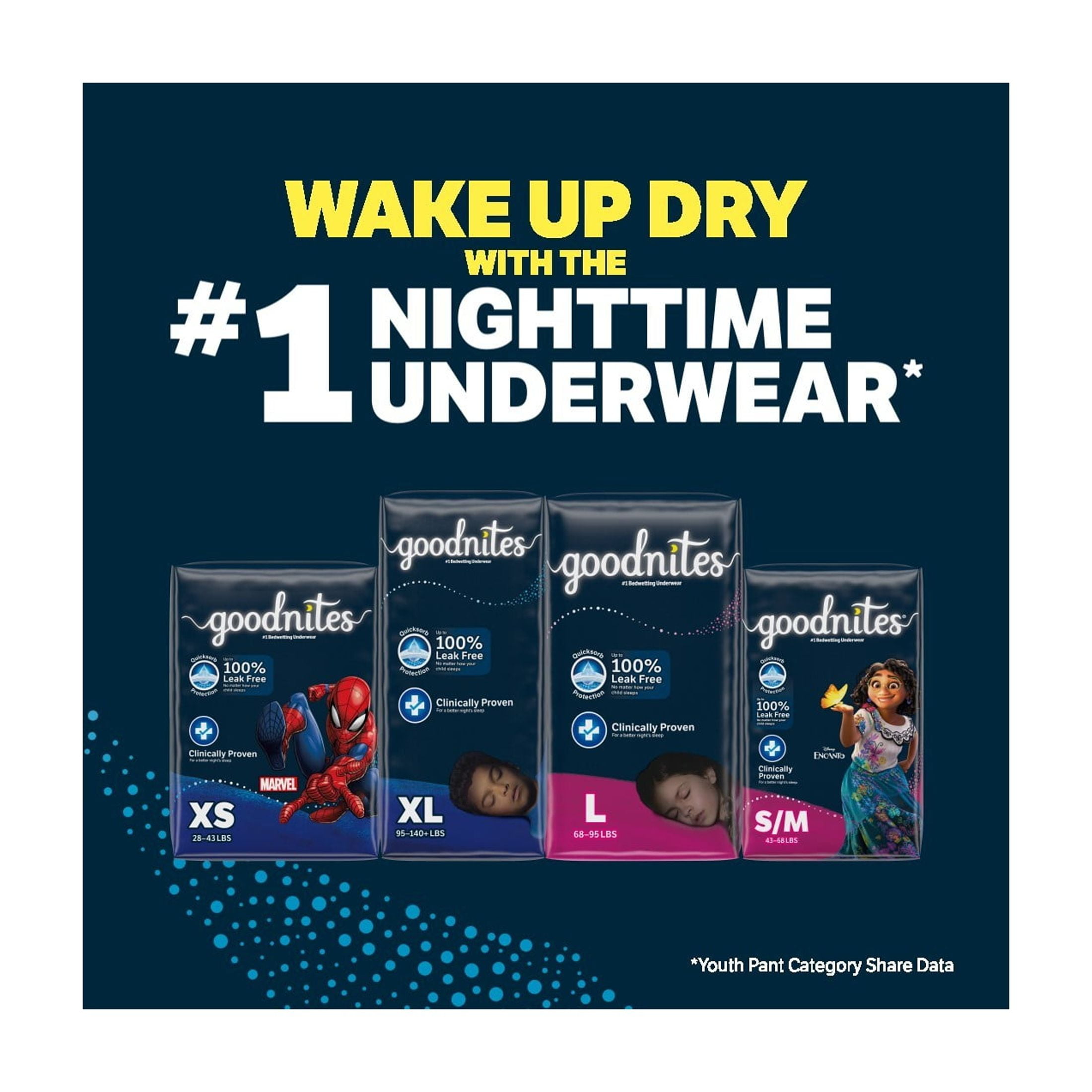 GoodNites 紙おむつ XL 21枚入 男の子用 オムツパンツ大人