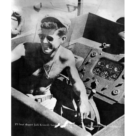 Lt John Kennedy In The Pacific During World War Ii He Was A Pt Boat Skipper And Survived The Sinking Of His Ship By A Japanese Destroyer August 1943 Csu ArchivesEverett Collection (Best Destroyer Ship In The World)