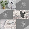 thumbnail image 5 of Wondo Boho Vintage 4x6 Feet Area Rug Low-Pile Soft Stain-Resistant Carpet for Living Room, Bedroom, Dining Room Grayish Purple with Non-Slip Backing, 5 of 8
