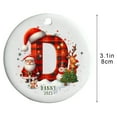 thumbnail image 3 of Adornos Navideños Acrílicos de 26 Letras | Decoraciones Colgantes Navideñas Personalizadas | Colgantes Del Alfabeto Ligeros y Duraderos | Decoración Navideña para El Hogar y La Oficina | Corona para, 3 of 6