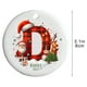 thumbnail image 3 of Adornos navideños con letras del alfabeto | 26 colgantes decorativos | Decoración navideña personalizada para hacer tú mismo, 3 of 6