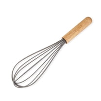 MLINS 4pcs Wooden Handle Egg Cream Whisk Mixer Kitchen Gadget