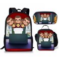 thumbnail image 1 of Skibidi Toilet Student Backpack Children'S Meal Bag Pencil Bag Three-Piece Backpack, 1 of 2
