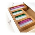 thumbnail image 4 of Seville Classics Bamboo Organizer Storage Bins, 4-Piece Set for Kitchen, Office, and Closet, 4 of 5