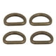 thumbnail image 4 of Anillos artesanales, 10 piezas de anillos en D, anillos en D confiables, herrajes para bolsas, ultra sensibles, 4 of 14