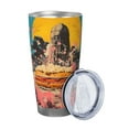 thumbnail image 2 of KLL Psychedelic Band Hotdog Art Print 40oz Stainless Steel Insulated Car Cup with Spillproof Lid - Keep Your Drink Hot or Cold on the Go-Without Straw, 2 of 8