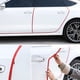 thumbnail image 5 of Protectores de Borde de Puerta de Auto, (Rojo) Protector de Sello de Goma Universal de 16 Pies Protector de Borde de Puerta de Auto en Forma de U para la Mayoría de los Autos, Protectores de Borde de Barco de Aluminio brillar Electrónica, 5 of 5