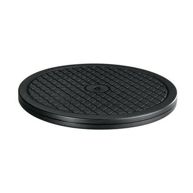 KAKOWELY turntable 360 Degree Rotation Turntable 30cm Practical Display Turntable Display Stand for Clay Molding (Black)11.97"X11.97"X0.59"