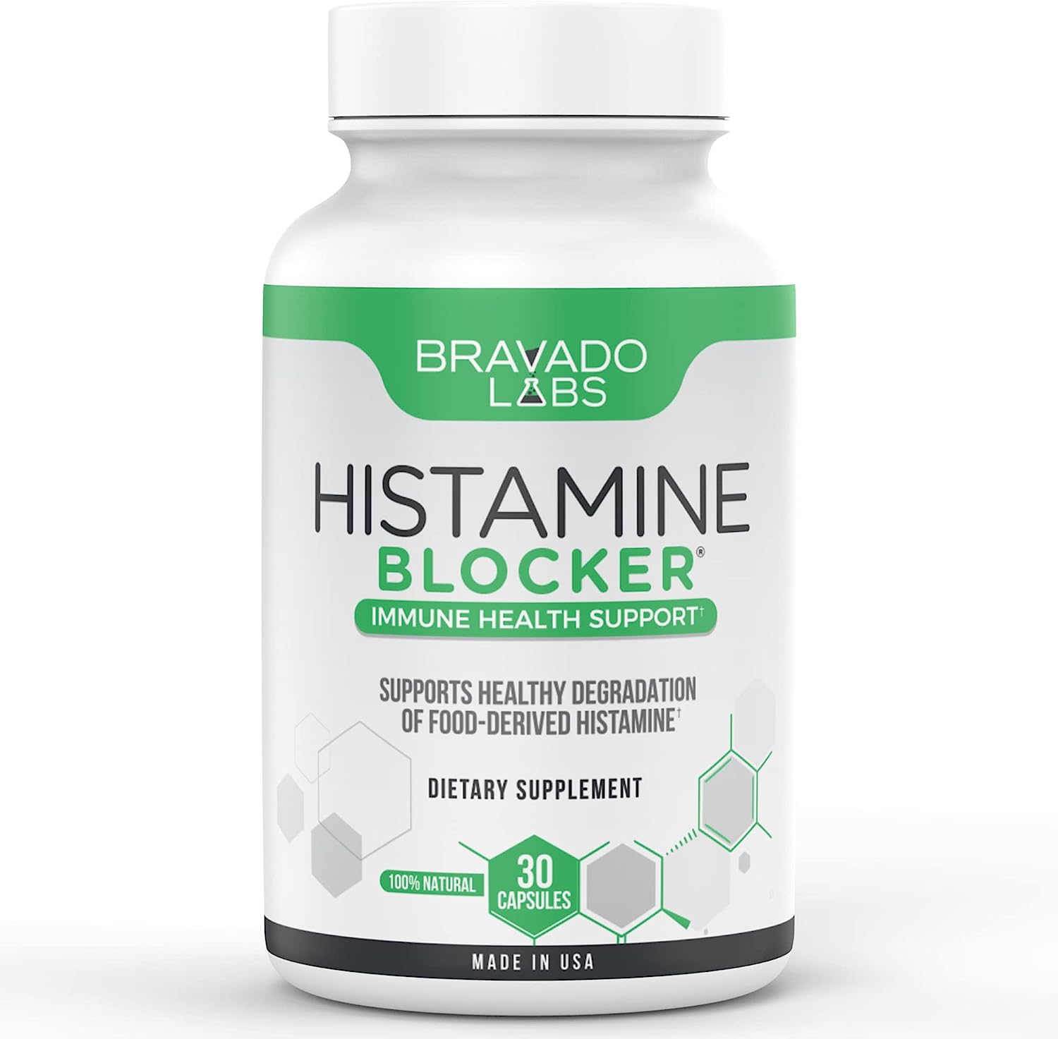 Bravado Labs Premium Histamine Block Supplement Histamine Blocker