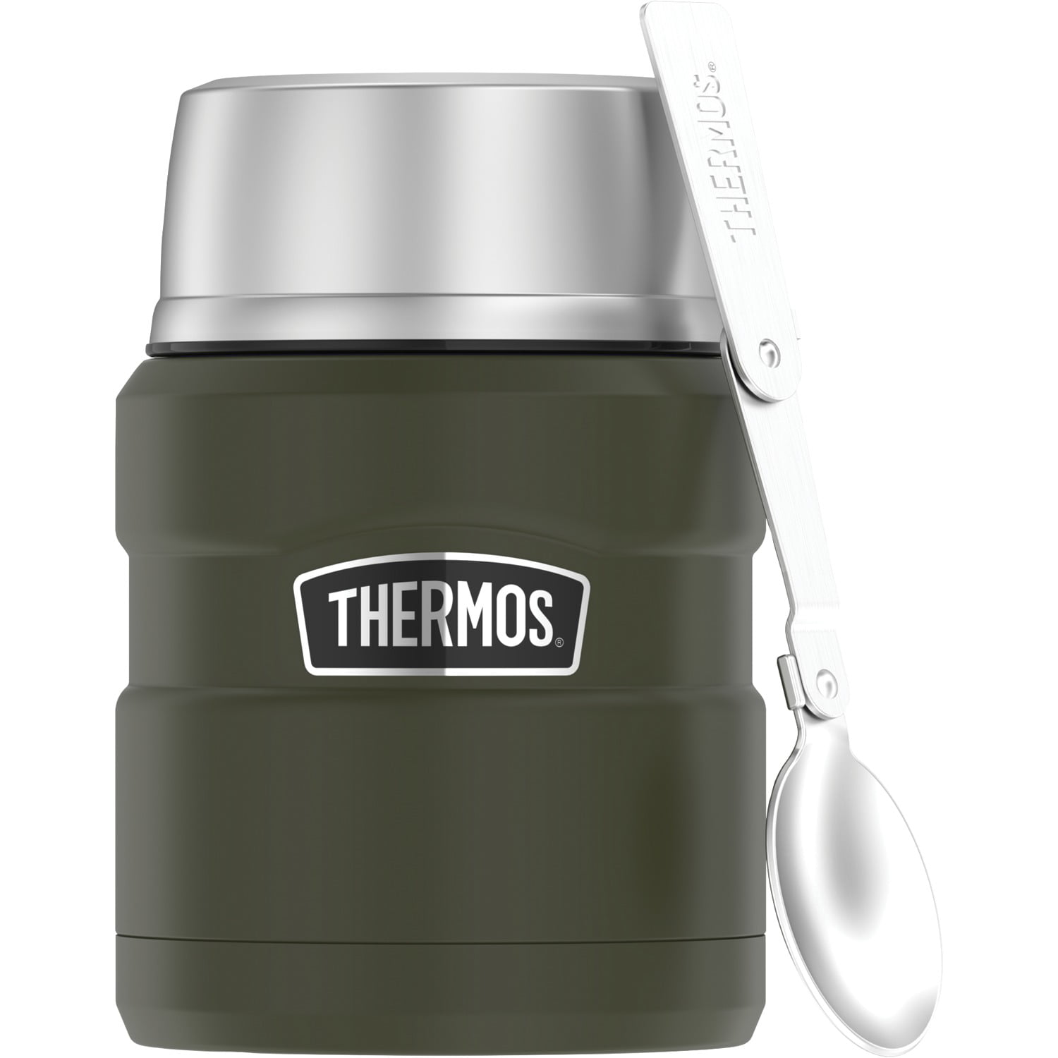 thermos stainless king 16 ounce food jar with folding spoon