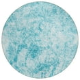thumbnail image 2 of Addison Rugs Chantille Indoor/Outdoor Transitional Organic Teal Washable Round Rug, 8' x 8', 2 of 6