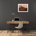 thumbnail image 3 of SMO 24x19 White Modern Wood Framed Museum Art Print Titled - Atlanta Georgia skyline at dusk, 3 of 4