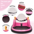 thumbnail image 5 of OTTORD Bumper car for Kids, 6V Ride on Electric Bumper with Remote Control,360 Spin,Music(Pink), 5 of 7