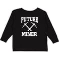 thumbnail image 3 of Inktastic Mining Future Miner Boys or Girls Long Sleeve Toddler T-Shirt, 3 of 5
