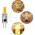 thumbnail image 4 of G4 LED 220V 2W 2700K warm white 200LM, silicone bulbs replace traditional 20W halogen bulbs, 5-pack, 4 of 5