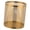 Gold, variant on CUTICATE Stainless Steel Trash Can Garbage Container Lightweight Easy Carrying Rubbish Bin Mesh Wastebasket for Kitchen Home Apartment Gold