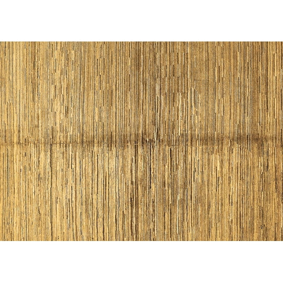 Ahgly Company Indoor Rectangle Abstract Brown Modern Area Rugs, 5' x 7'