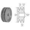 thumbnail image 2 of OEG Parts New Pulley Replaces 302GC295 ALN5000 202-16006 202-01006, 2 of 5