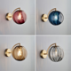 thumbnail image 5 of Lámpara de pared de noche para dormitorio posmoderna, estilo americano, diseño nórdico simple, para pasillo de hotel, escalera, lámpara de pared pequeña con bola de cristal, 5 of 5