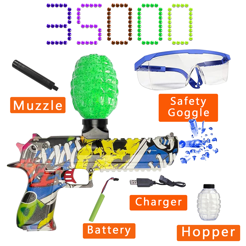 Gel gun pistol, Ball Gun Water Beads,for Electric Gel Ball Blaster,Gel