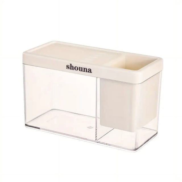 Shower Caddies New Gold Fish Box Transparent Pen Rack Stationery Storage Box Small Eco Box Desktop Office Can Create Scenery Fish Tank Fish Breeding