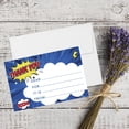 thumbnail image 3 of Koyal Wholesale Kids Fill in the Blank Thank You Cards 20 Cards Including Envelopes Superhero Comic Theme, 3 of 5