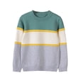 thumbnail image 1 of Beautyzll Chandail en Tricot Torsadé pour Garçons 3-8 Ans, 100 % Coton, Col Rond, 1 of 9