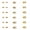 Gold A, variant on 14K Gold Plating Ball Stud Earrings for Women and Men,Hypoallergenic 925 Silver Post Earring for Sensitive Ears Lightweight 3Pairs