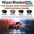 thumbnail image 2 of 2018 Lexus RC350 Beam Wiper Blades Wipers w/1yr Warranty (Set of 2) (WiperBladesUSA), 2 of 5