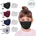 thumbnail image 2 of 4 unidades de mascarillas infantiles de tres capas reutilizables con estampado acuarela Mascarillas infantiles, 2 of 8