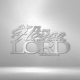 thumbnail image 3 of Scripture Walls Joshua 24.15 Bible Verse Steel Sign Laser Cut Powder Coated Home & Office Metal Wall Decor Multiple Sizes & Colors, 3 of 5