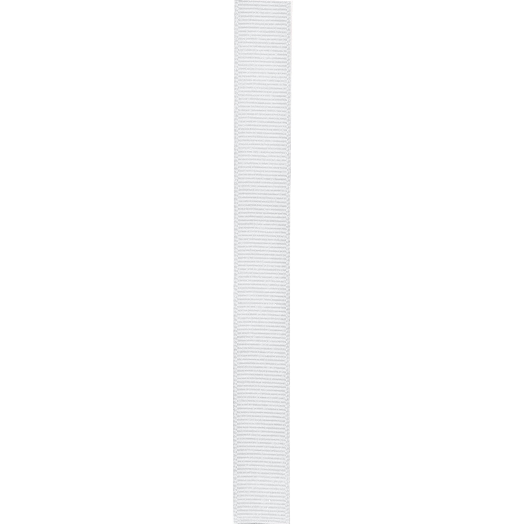 (3 pack) Offray Ribbon, White 3/8 inch Grosgrain Polyester Ribbon, 18 feet