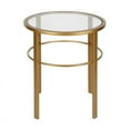 thumbnail image 6 of Evelyn&Zoe Gaia 20" Wide Round Side Table, Brass, 6 of 7