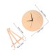 thumbnail image 4 of ColoMX Esfera de reloj redonda de madera para armar: Esfera de reloj en blanco de 25 cm con puntero y base - Placa de esfera sin terminar para manualidades y pintura., 4 of 7