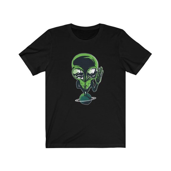 for Alien UFO Fan Alien on Planet UFO TShirt