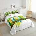 thumbnail image 4 of Erosebridal Cartoon Frog Bedding Full Comforter Set, Cartoon Animal Down Comforter, Watercolor Decor, Microfiber, 4 of 8