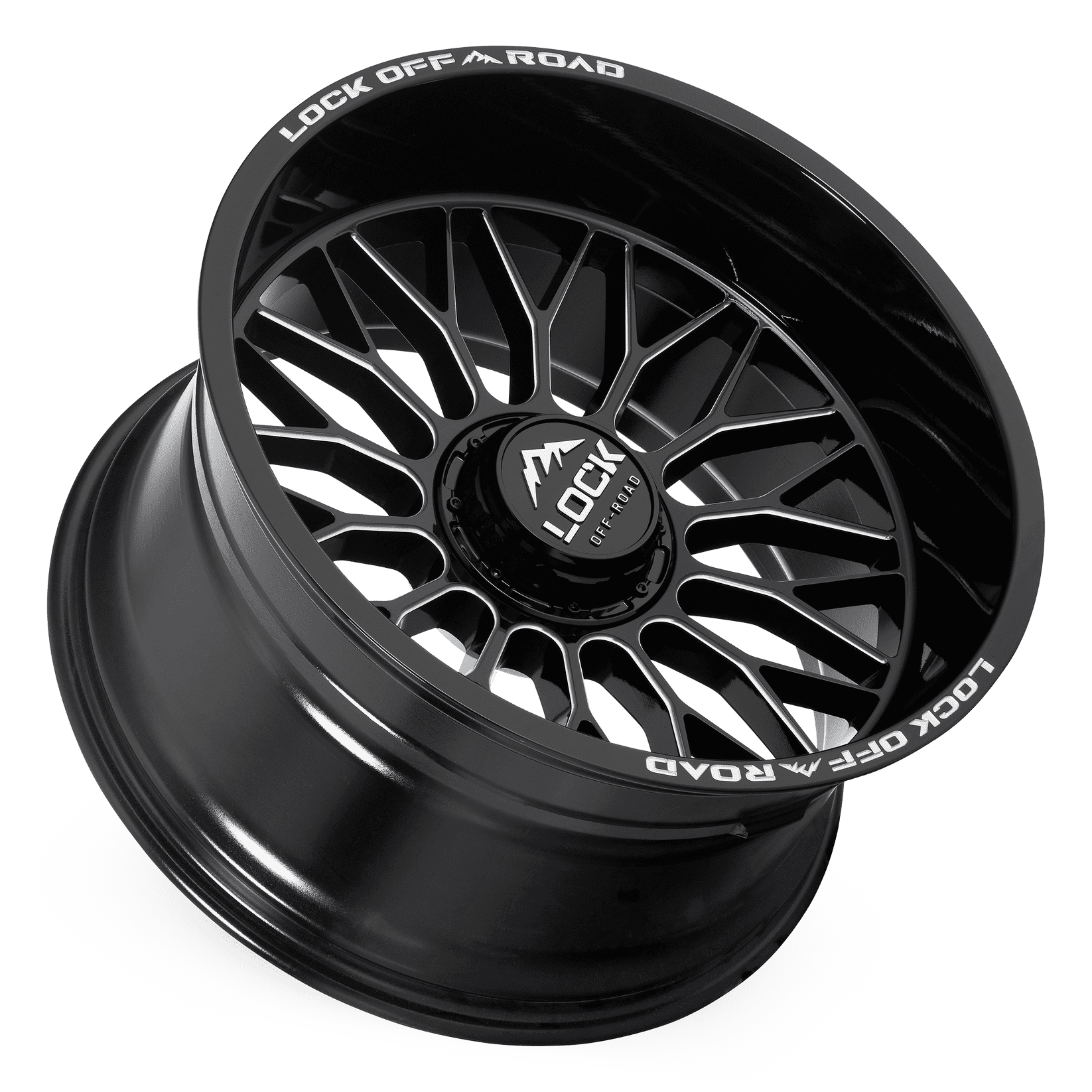 Lock Off-Road Lock Extreme Rampage Gloss Black Milling 9-20