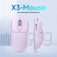 thumbnail image 3 of ATTACK SHARK X3 49g SUPERLIGHT Gaming Mouse, PixArt PAW3395 Sensor, BT/2.4G Wireless/Wired, 6 Adjustable DPI up to 26000, for Win10/11/Xbox/PS/Mac, 3 of 11