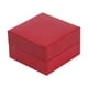 thumbnail image 1 of Caja de almacenamiento para un solo reloj, estuche portátil, regalo de aniversario, simple para hombres Rojo, 1 of 9