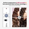 thumbnail image 5 of Rizador de pelo de cerámica VODANA Professional GlamWave, rizos naturales duraderos, calor instantáneo, rizador de pelo, disponible en EE. UU. (4 cm, blanco), 5 of 5