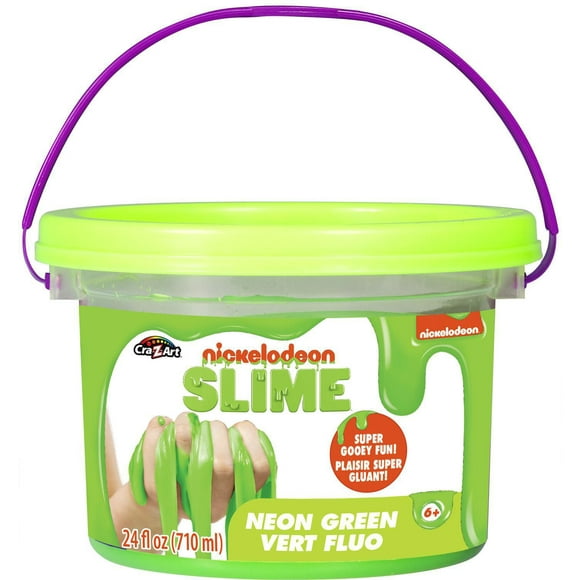 Nickelodeon 24oz Neon Green Premade Slime