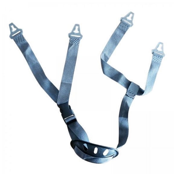 GARENDE 4xHelmet Chin Strap Quick Release Buckle Cupped Hard Hat Chin Strap Attachment T Hole Blue 4 Pcs