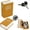 Coffee color, variant on Book Safe with Key Lock for Gambler, Winners Portable Safe Pocket Sized Box with 2 and Storage Bag (Coffee color)