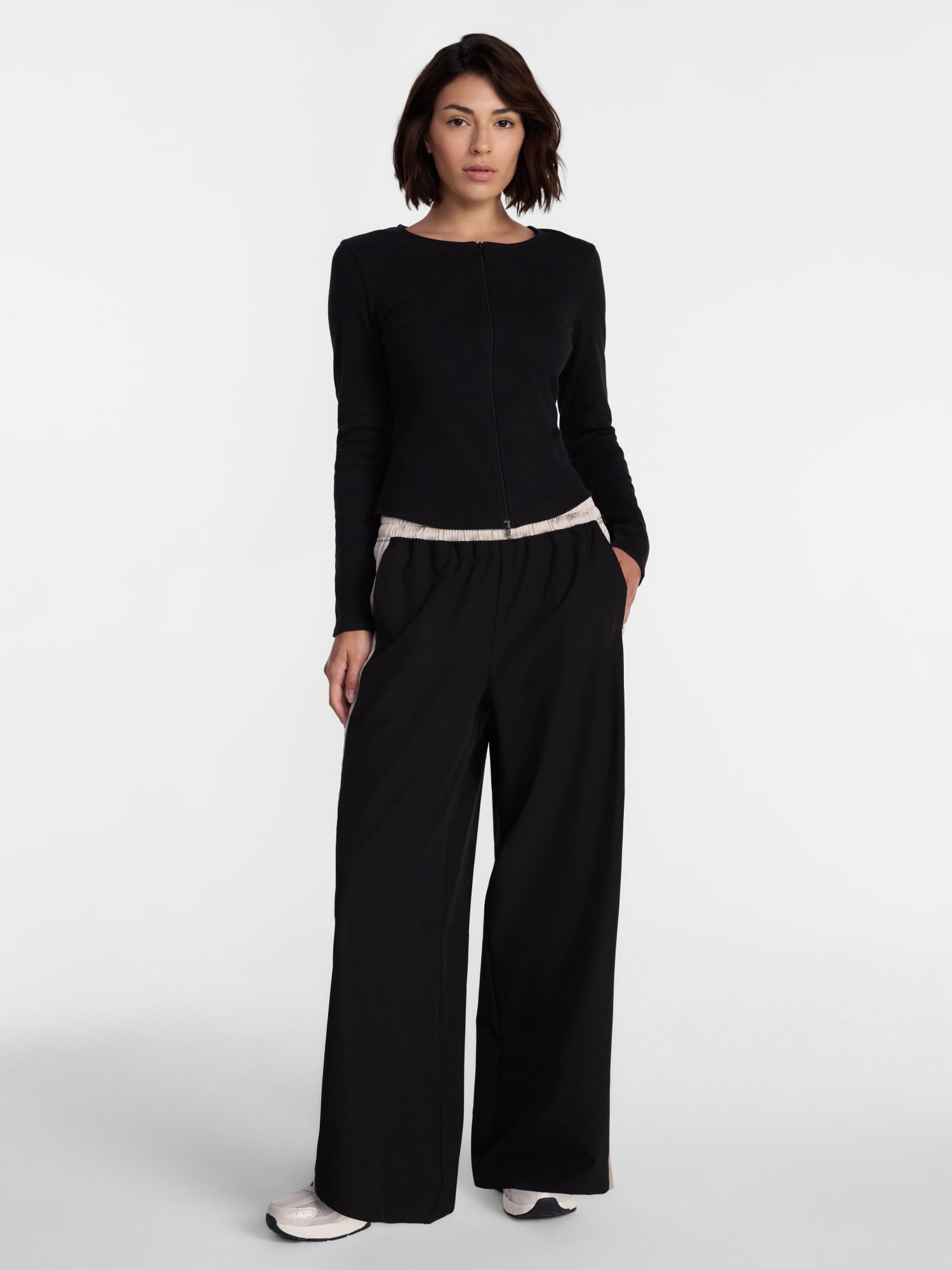 Avia Women's Color Block Wide Leg Pant, sizes XS-XXXL