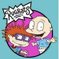 thumbnail image 2 of Girl's Rugrats Best Friends Chuckie & Tommy Graphic Tee Tahiti Blue Small, 2 of 4