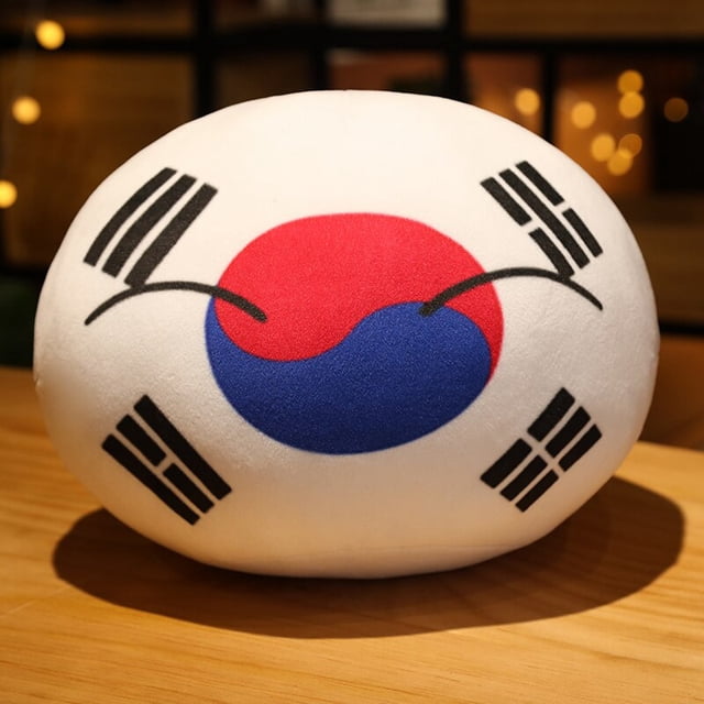 10-40cm Polandball Plush Doll Countryball USSR USA FRANCE RUSSIA UK JAPAN GERMANY CANANDA ITALY Country Ball Toy Plush PendantKoreaabout 30cm Deng Xun unisex