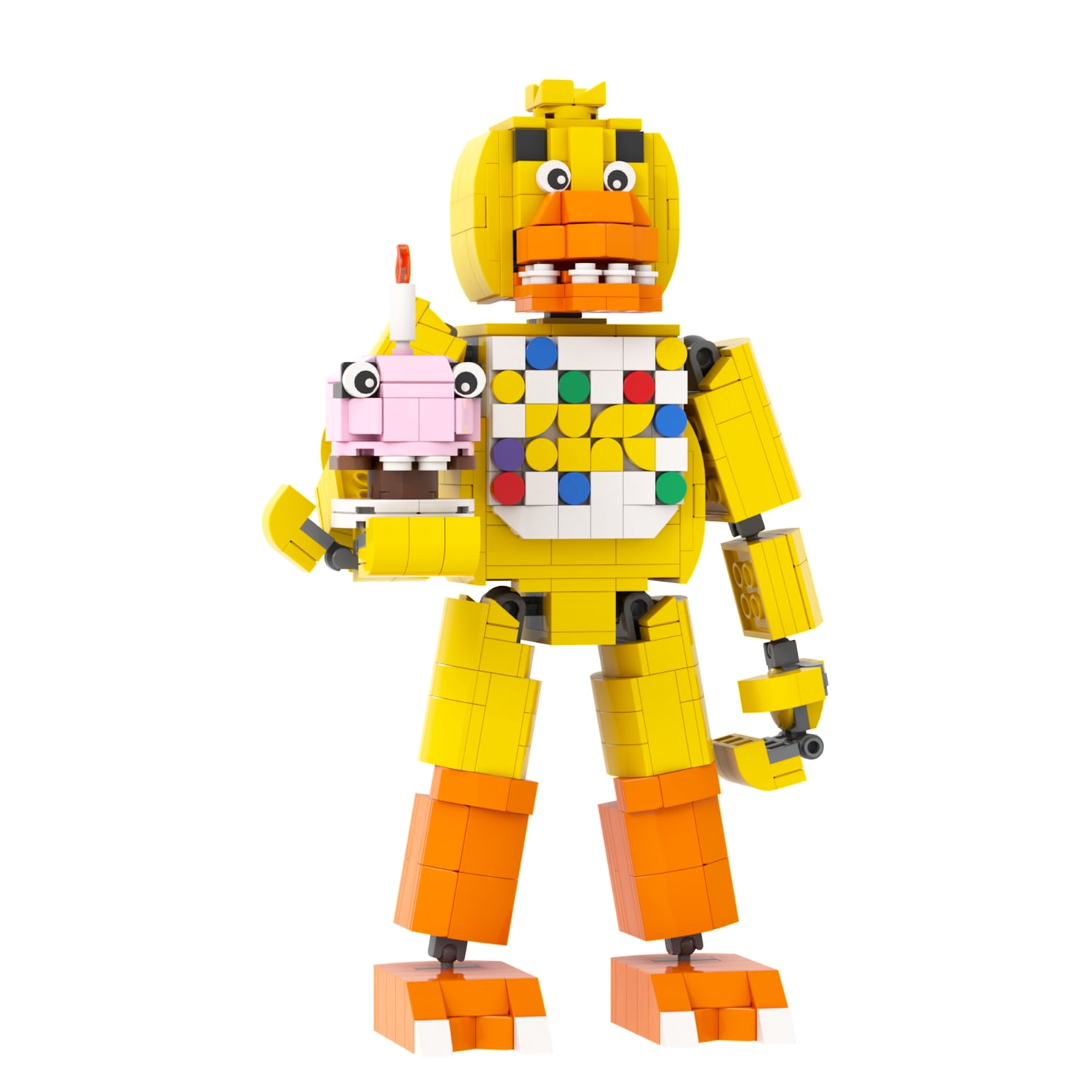 MOOXI Five Nights Chica Action Figures Building Blocks Toys,FNAF Classic Horror Game Building Set,Halloween Birthday Gifts for Boys and Girls(533pcs)