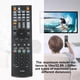 thumbnail image 5 of Control remoto RC-865M, Control remoto de TV Negro de Rango de 10M/32.8ft, Universal para TX-NR525 TXNR525 Onkyo AV Receptor, 5 of 7