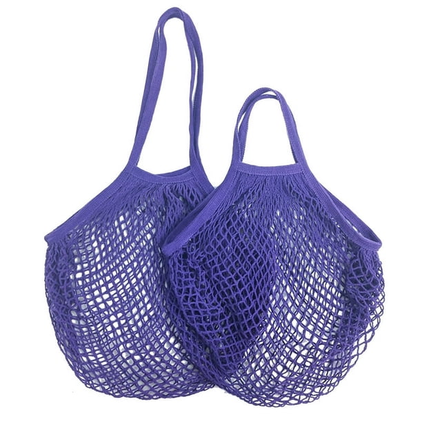 Bolsa de malla para uso diario en Europa y América, bolsa de malla de algodón para compras, bolsa de malla portátil para compras en el mercado, bolsa colgante para frutas y verduras